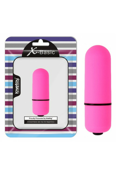 Вибропуля Lovetoy X-Basic Bullet Mini, ABS-пластик, розовый, 5,9 см