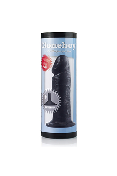 Набор для изготовления слепка пениса на присоске Cloneboy Suction Black, силикон, чёрный