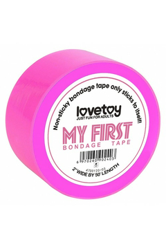 Лента для связывания Lovetoy My First, ПВХ, ярко-розовая, 16 м