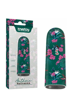 Мини-вибратор Lovetoy Antheia Massager, водонепроницаемый, ABS-пластик, зелёный, 8,5 см