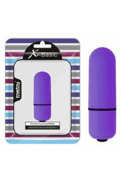 Вибропуля Lovetoy X-Basic Bullet Mini, 10 режимов, ABS-пластик, фиолетовый, 5,9 см