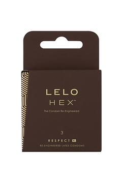 Презервативы Lelo Hex Respect XL, латекс, 3 шт