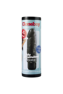Набор для изготовления слепка пениса с вибрацией Cloneboy Vibrator Black, силикон, чёрный