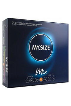 Презервативы My.Size Mix №28, латекс, размер 57, ассорти