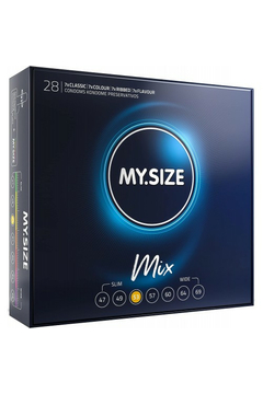 Презервативы My.Size Mix №28, латекс, размер 53, ассорти
