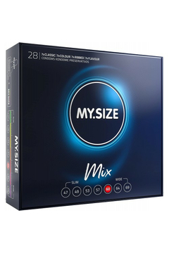 Презервативы My.Size Mix №28, латекс, размер 60, ассорти
