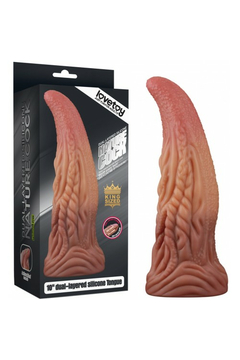 Фаллоимитатор-язычок Lovetoy Nature Cock Tongue, с присоской, 25 см