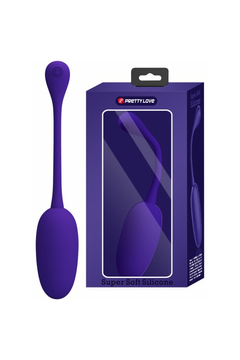 Виброяйцо Pretty Love Knucker, силикон, фиолетовое, 18,6 см
