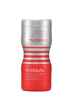 Двусторонний мастурбатор TENGA Dual Sensation Cup, TPR, 15,5 см