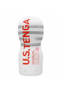 Мастурбатор TENGA Deep Throat Gentle увеличенного размера, TPR, белый, 18 см