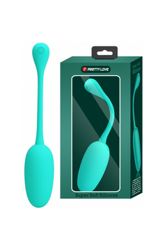 Виброяйцо Pretty Love Knucker, силикон, мятное, 18,6 см