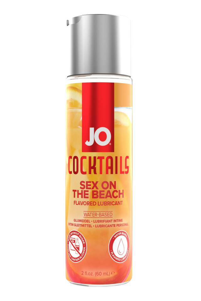Съедобный лубрикант со вкусом коктейля «Секс на пляже» JO H2O SEX ON THE BEACH, 60 мл