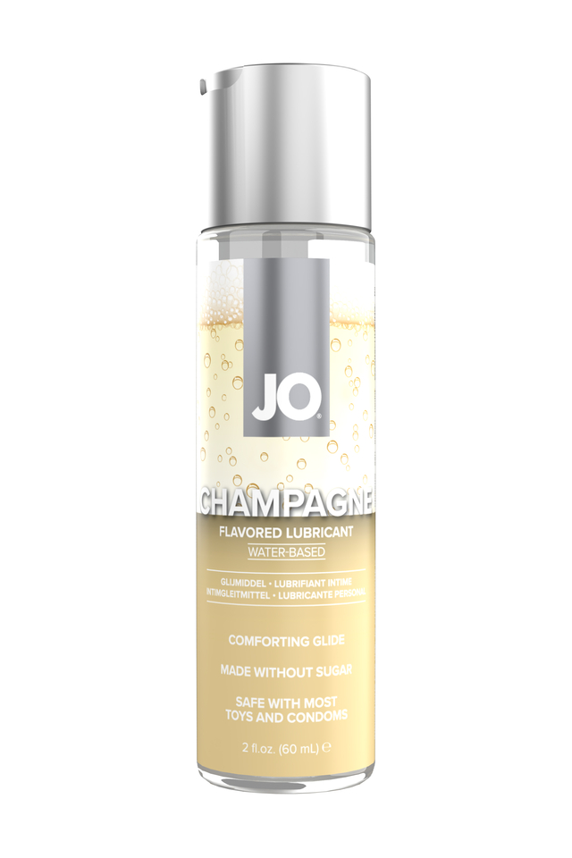 Съедобный лубрикант со вкусом шампанского JO H2O CHAMPAGNE, 60 мл
