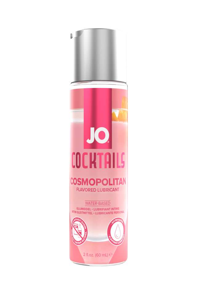 Съедобный лубрикант со вкусом коктейля «Космополитан» JO H2O COSMOPOLITAN, 60 мл
