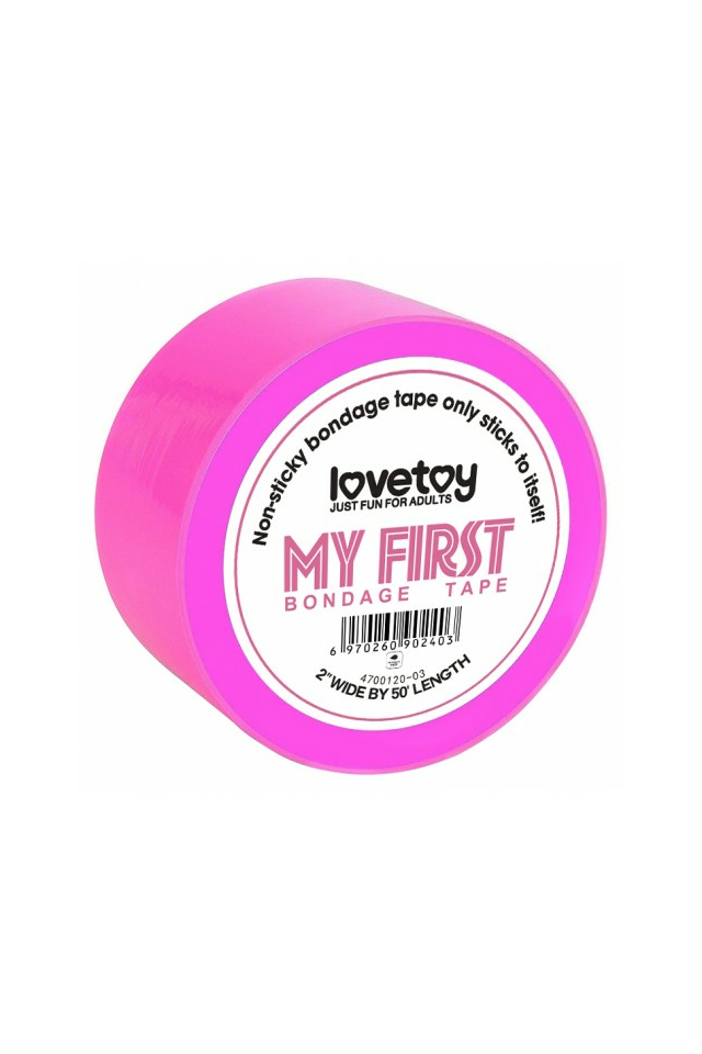 Лента для связывания Lovetoy My First, ПВХ, ярко-розовая, 16 м