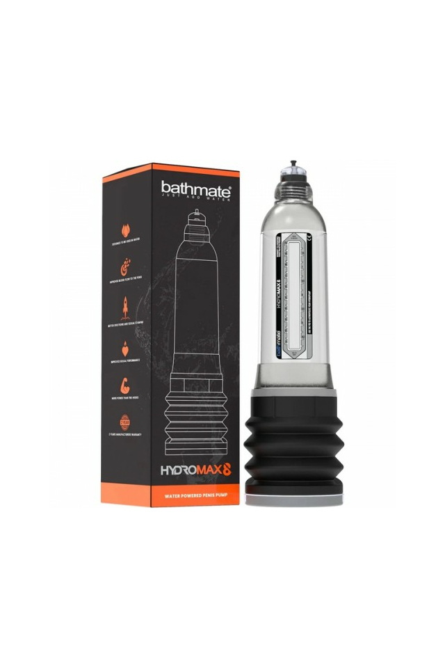 Гидропомпа Bathmate Hydromax8 Crystal, прозрачная