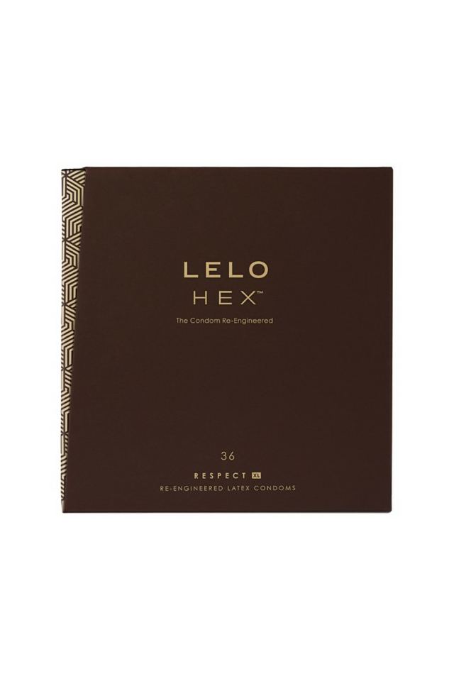 Презервативы Lelo Hex Respect XL, латекс, 36 шт
