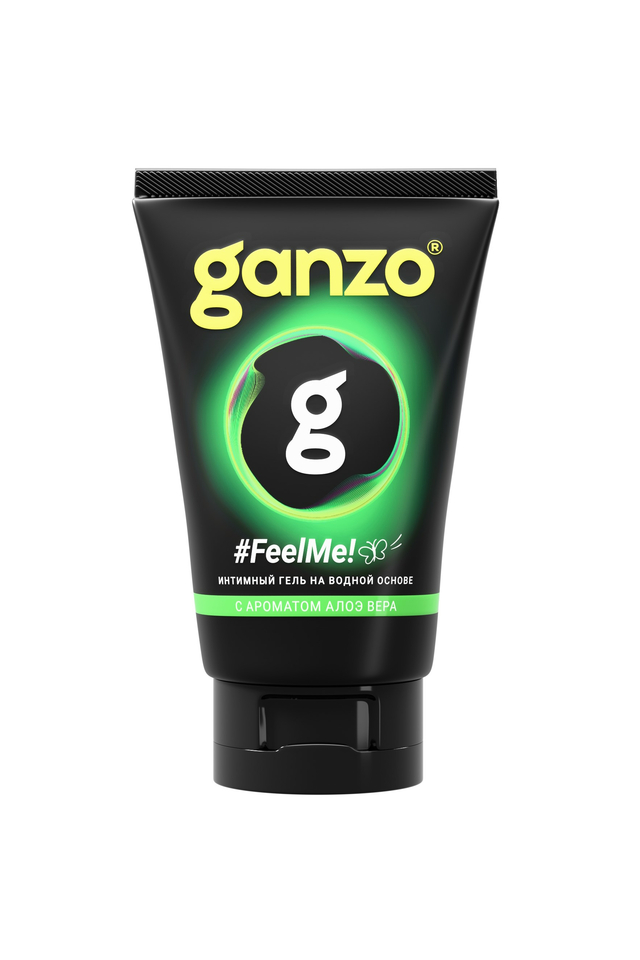 Интимный гель на водной основе Ganzo Feel Me с ароматом алоэ вера, 100 мл