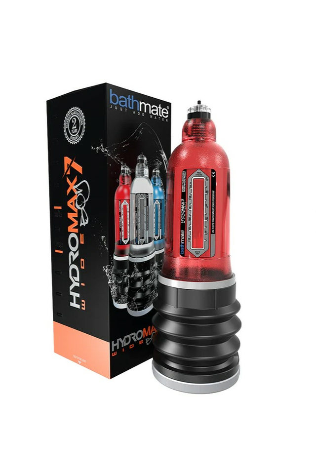 Гидропомпа Bathmate Hydromax7 Wide Boy, красная