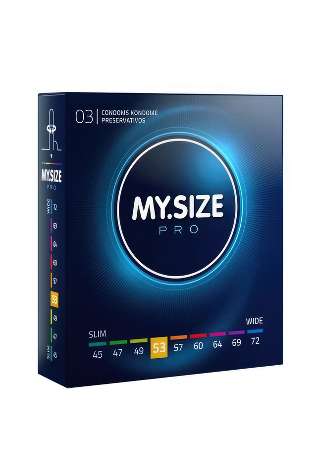 Презервативы My.Size Pro №3, размер 53, латекс, 3 шт