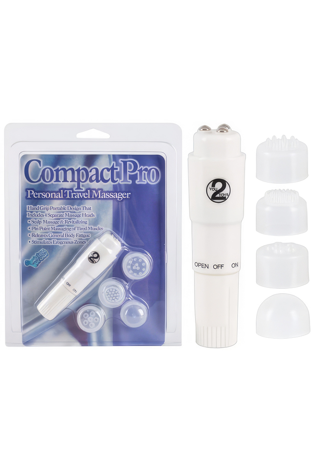 Мини-стимулятор ORION Compact Pro, со сменными насадками, белый