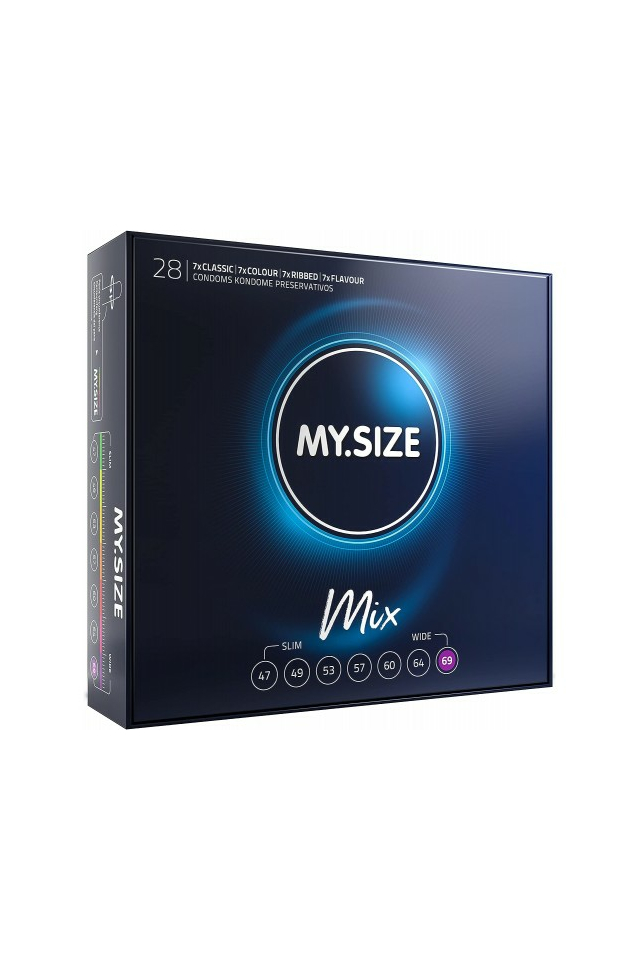 Презервативы My.Size Mix №28, латекс, размер 69, ассорти