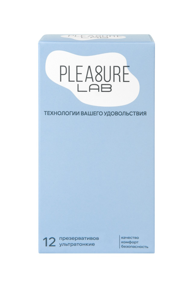 Ультратонкие презервативы Pleasure Lab, латекс, 0,04 мм, 12 шт