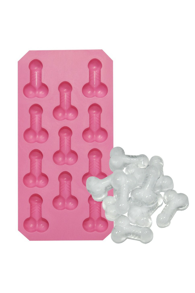 Силиконовая форма для льда Orion Sexy Ice Maker, розовая, 25 см