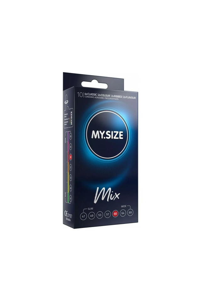 Презервативы My.Size Mix №10, размер 60, латекс, 10 шт