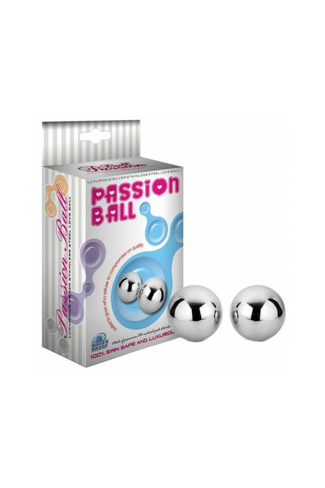 Металлические вагинальные шарики Lovetoy Passion Ball, медицинская сталь, 2 шт