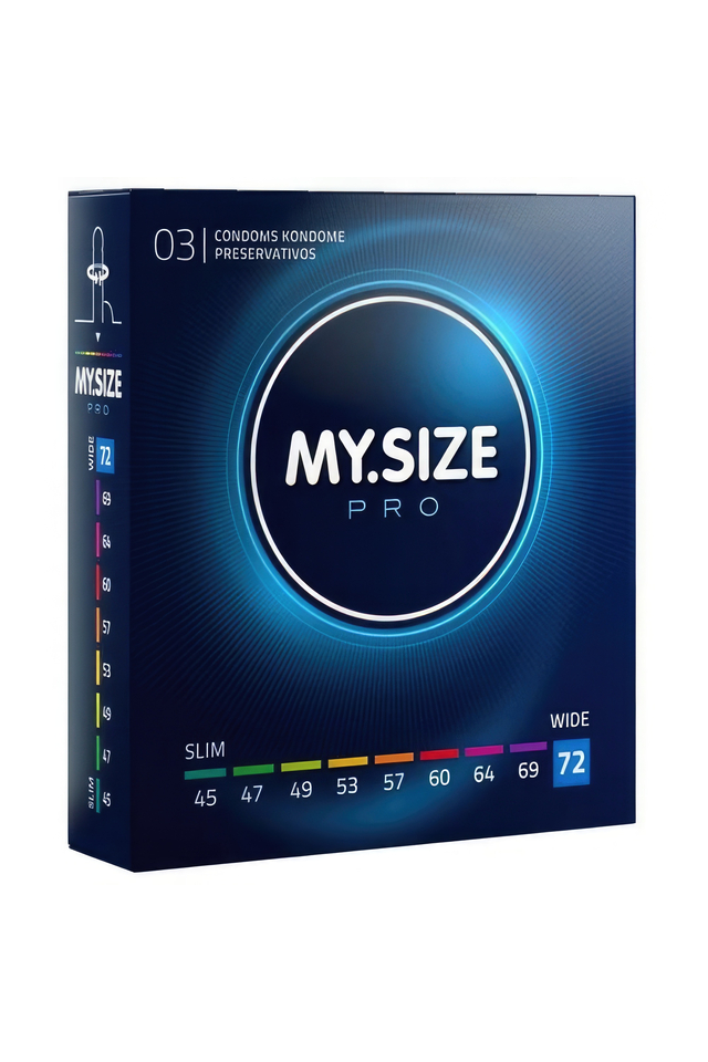 Презервативы My.Size Pro №3, латекс, размер 72, 3 шт.