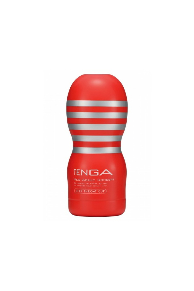 Мастурбатор с эффектом глубокой глотки TENGA Deep Throat Cup, TPR, 15,5 см