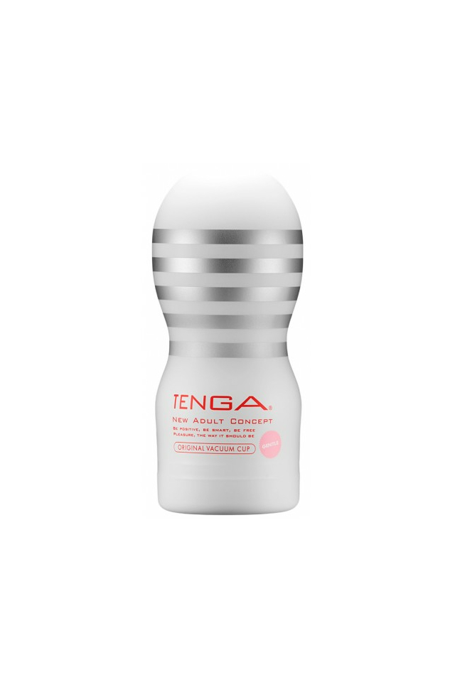 Мастурбатор с эффектом глубокой глотки TENGA Deep Throat Cup Gentle, TPR, белый, 15,5 см