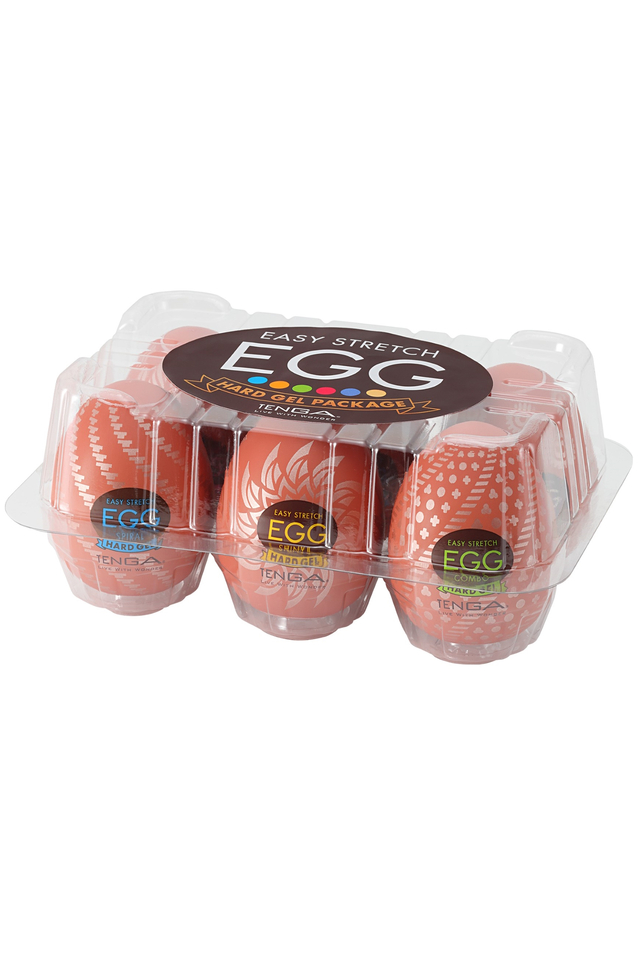 Набор мастурбаторов TENGA Egg Variety Pack Hard Boiled II, 6 шт