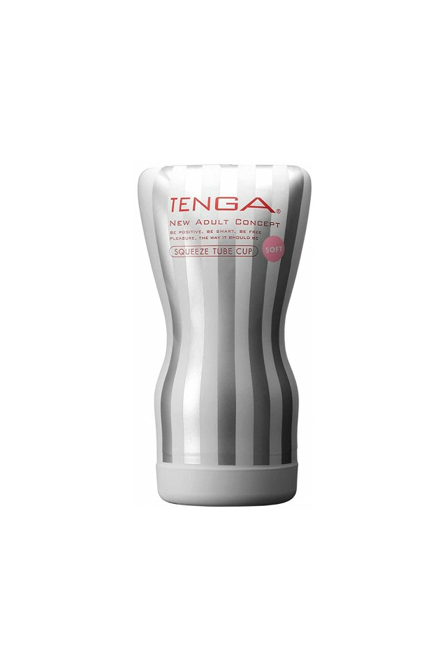 Мастурбатор TENGA Soft Case Cup Gentle, TPR, белый, 15,5 см