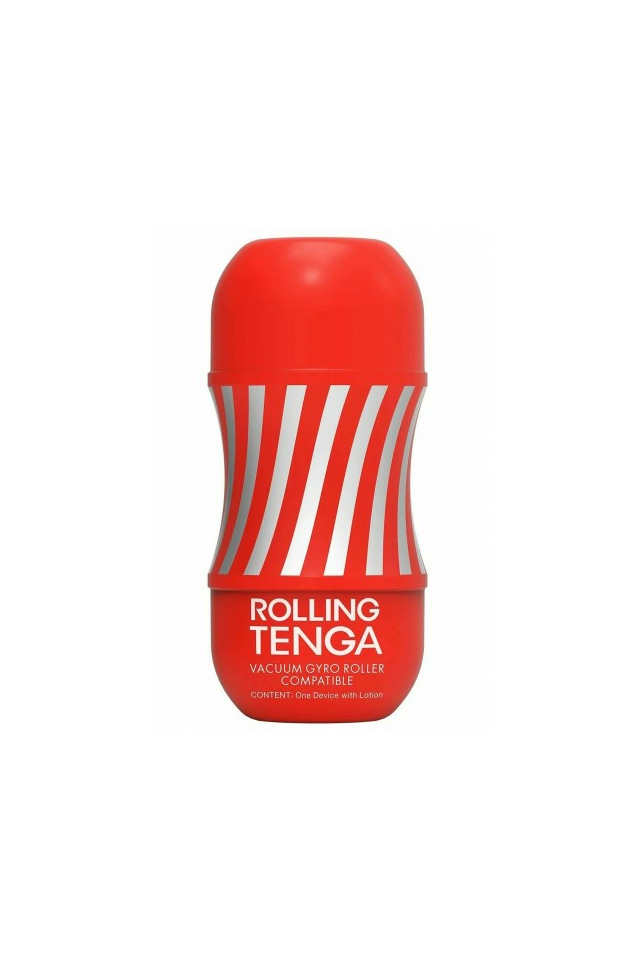 Мастурбатор TENGA Rolling Gyro Roller Cup, TPR, 15,5 см
