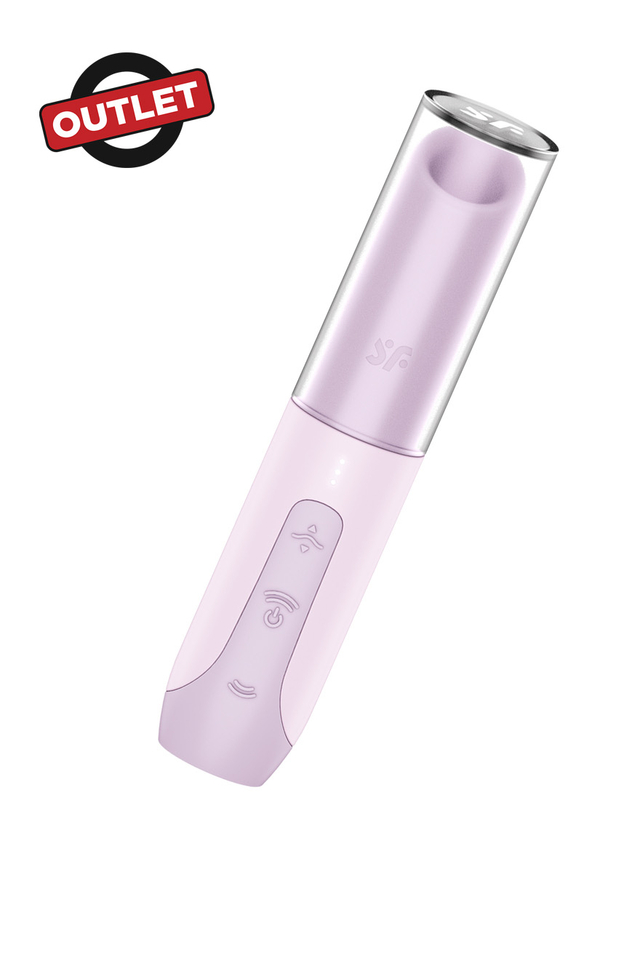 **АУТЛЕТ** Мини-вибратор с 3D пульсацией Satisfyer Secret Kiss, силикон, ABS, розовый, 13 см
